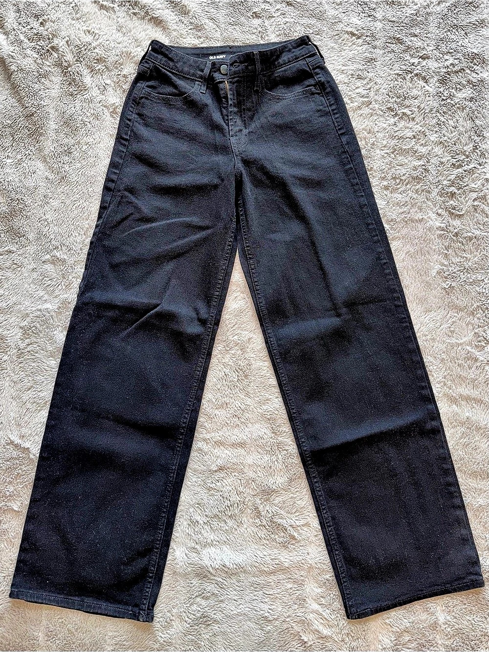 Old Navy High-Rise Wow Wide-Leg Jeans Wide Leg Jeans in Black
